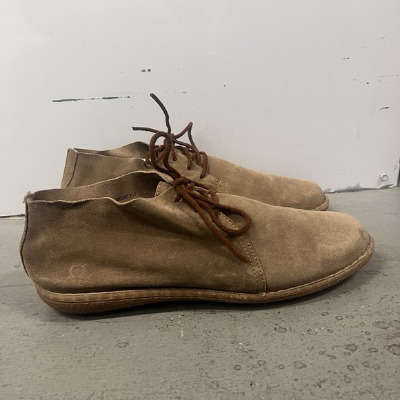 Born Men's 12 Brown Suede Leather chukka Desert Lace Up Casual Comfort Shoes - Picture 1 of 11